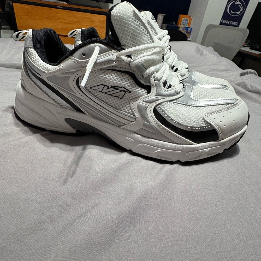 Avia Men's Athletic Shoes in White and Black
